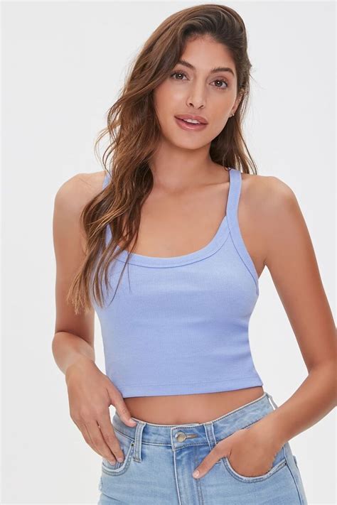 Basic V Strap Cropped Cami Forever 21 Cropped Cami Top Outfits