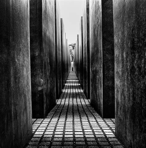 Holocaust Memorial Berlin Blackandwhite
