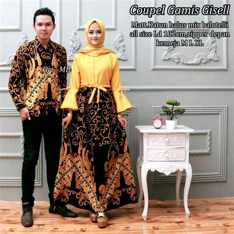 30 Konsep Terbaru Model Batik Couple Modern Anak Muda