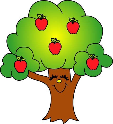 Green Apple Tree Clipart Clipart Best