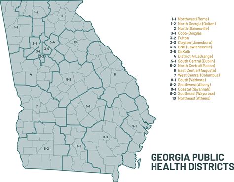 Georgia Public Health District Map Emory Covid 19 Response Collaborative