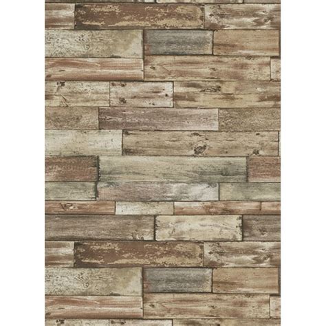 Authentic Wallpaper Wood Panels Brown By Erismann 7319 11 Wood