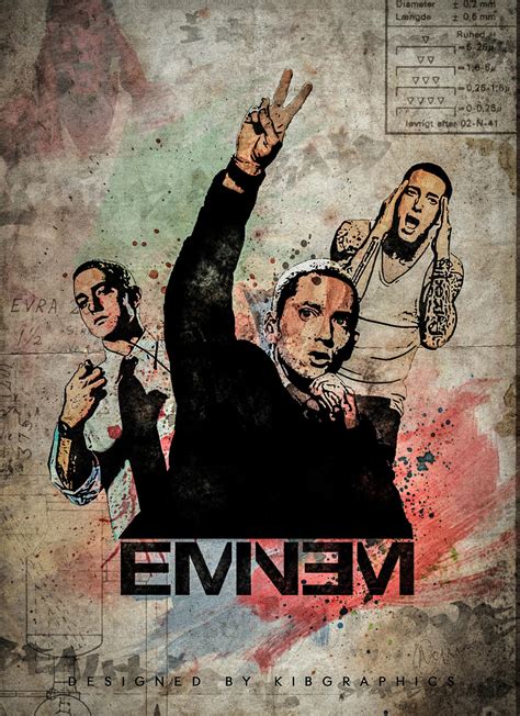 Eminem Poster Art By Kibgraphics On Deviantart