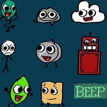Bfb Beep Pack Sticker For Sale By Leighwalter Redbubble