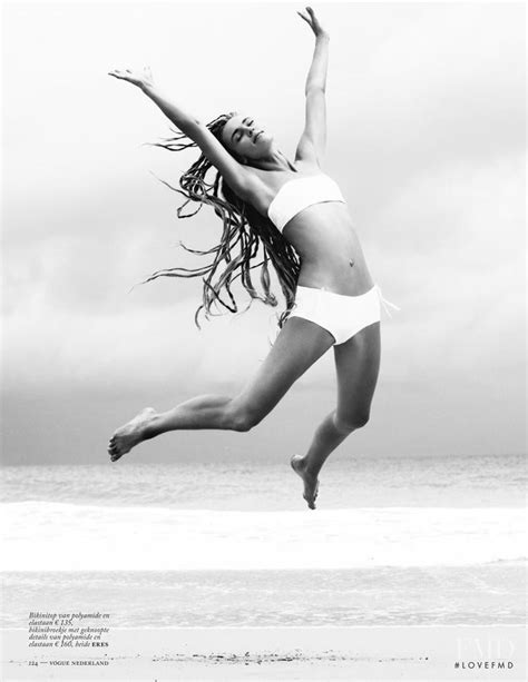 Jump For Joy In Vogue Netherlands With Ymre Stiekema Wearing Eres