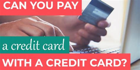 Can You Pay A Credit Card With A Credit Card Sasha Yanshin