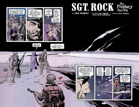 Read Online Sgt Rock The Prophecy Comic Issue 6