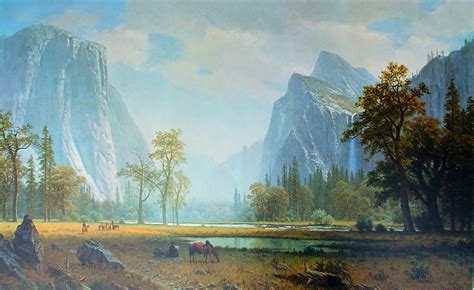 Bierstadt Looking Up The Yosemite Valley Kerrisdale Gallery