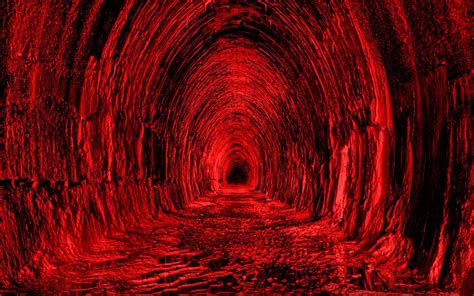 1280x800 Red Aesthetic Tunnel 1280x800 Resolution Wallpaper, HD Artist 4K Wallpapers, Images 