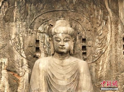 Restored Giant Buddha Statue Of Lushena Unveiled In Longmen Grottoes