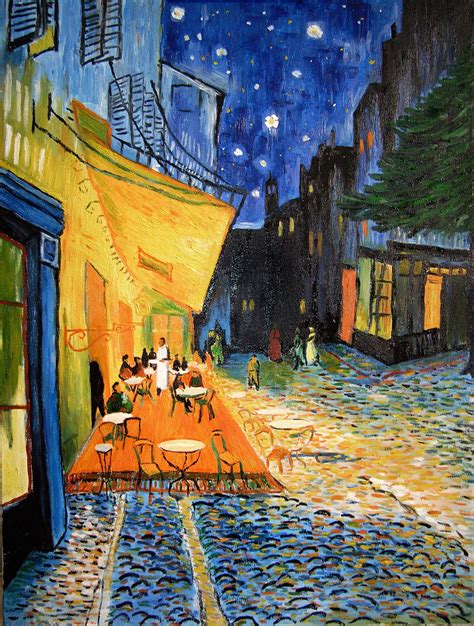 Cafe Terrace At Night By Vincent Van Gogh 100 Handmade Famous Oil Hot Sex Picture