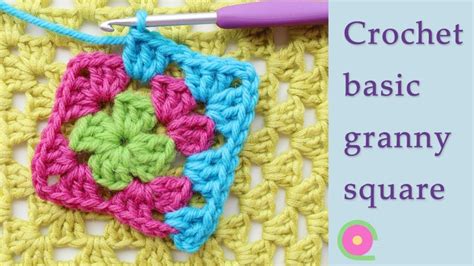 How To Crochet A Basic Granny Square Video