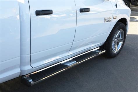 2019 2021 Ram 1500 Quad Cab S Series Running Boards Stainless Steel