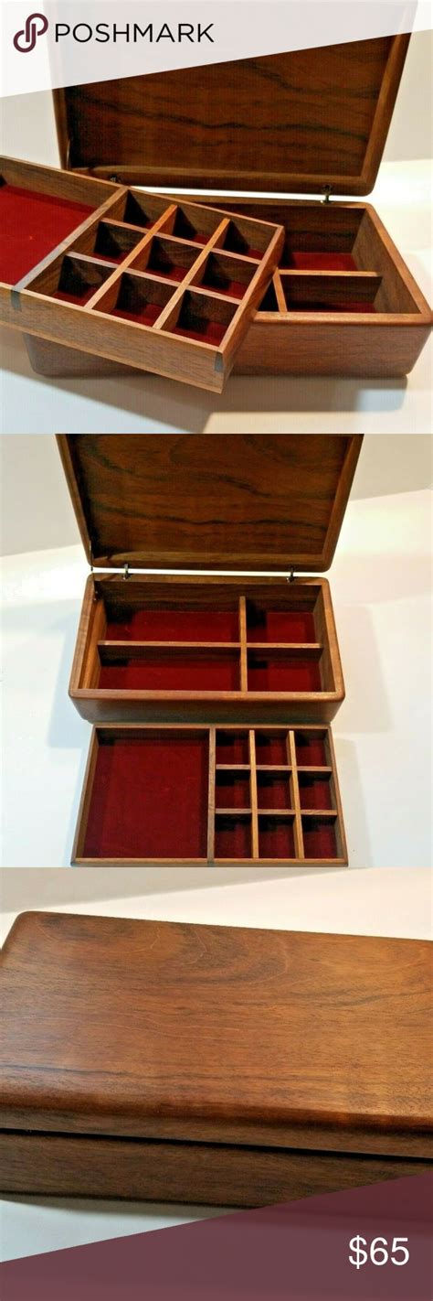 Bolstad Handcrafted Solid Oak Wood Jewelry Box Wood Jewelry Box Wood