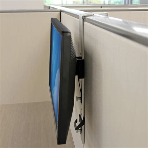 Cubicle Monitor Mount Supports Monitors Up