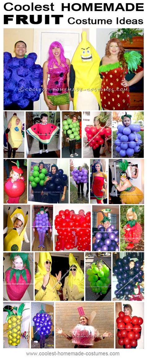 Coolest Homemade Fruit Costume Ideas Fruit Halloween Costumes Fruit