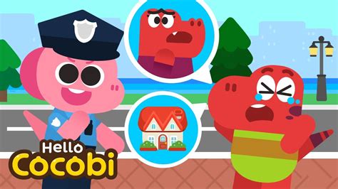 Help The Lost Child Is Crying Cocobi Police Officer Kids Cartoon