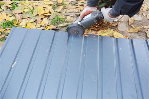 How To Cut Metal Roofing With An Angle Grinder