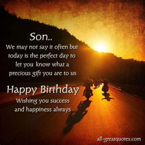 Birthday Card Verses For Son Birthday Wishes For Son Birthday Cards For Son Happy Birthday Son