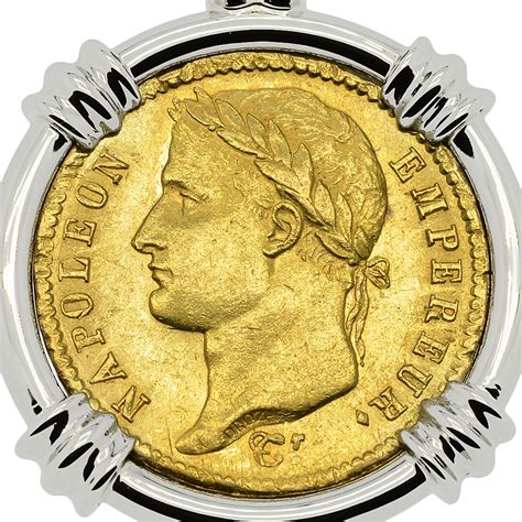 Paris Napoleon 1811 Gold 20 Francs Coin Pendant