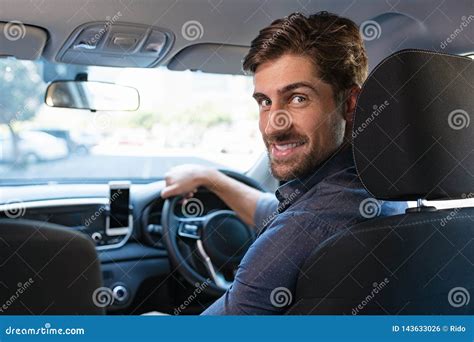 Man Enjoying Driving Car Stock Photo Image Of Drive 143633026