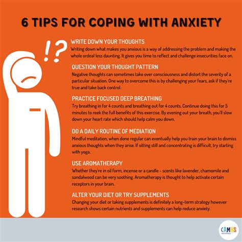 6 Tips For Coping With Anxiety Camhs Professionals