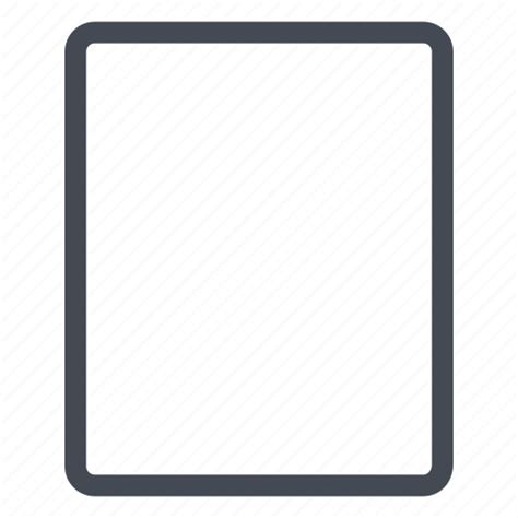 Blank Document New Page Portrait Sheet Start Icon