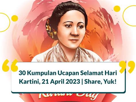 30 Kumpulan Ucapan Selamat Hari Kartini 21 April Year Blog Evermos