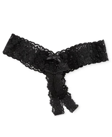 Lyst Hanky Panky After Midnight Signature Lace Peek A Boo Bralette