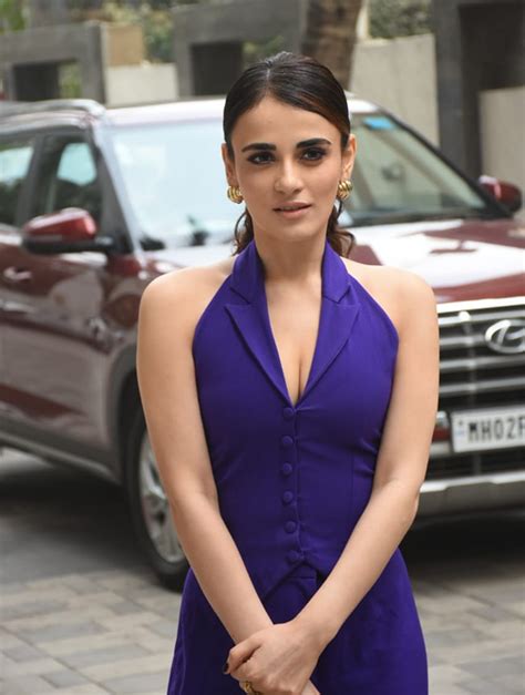 Radhika Madan Sizzles In Hot Backless Top And Matching Pants At Kuttey Promotions L Photos