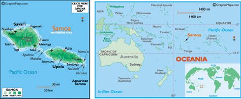 WESTERN SAMOA GEOGRAPHICAL MAPS OF WESTERN SAMOA Klima Naturali