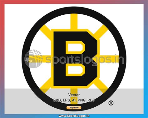 Boston Bruins Hockey Sports Vector Svg Logo In 5 Formats Spln000444
