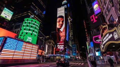 Divine Becomes First Indian Rapper To Feature On Times Square Billboard