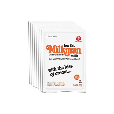 Milkman Low Fat Milk Instant Dry Milk Powder 9 Packets Exclusive