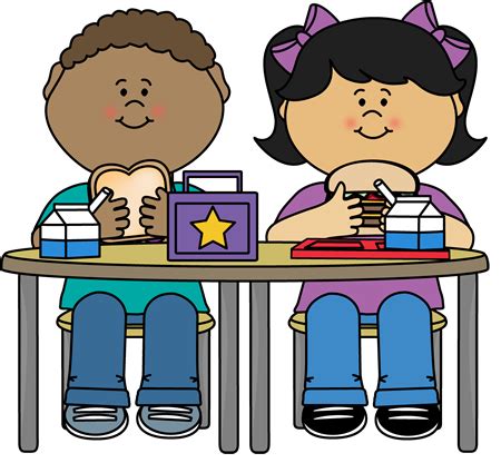 Kids Eating Lunch Clip Art - Kids Eating Lunch Image | Kids clipart, School clipart, Clip art