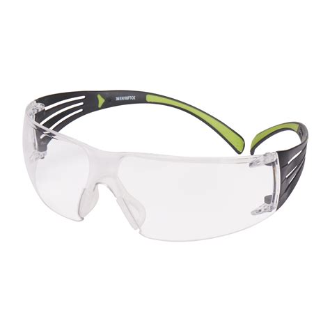3m securefit schutzbrille serie 400 sf401af bügel schwarz grün scheibe klar 3m produkte eshop
