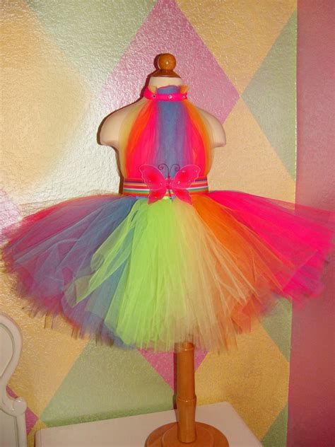 Rainbow Tutu Dress By Abbystutufactory On Etsy