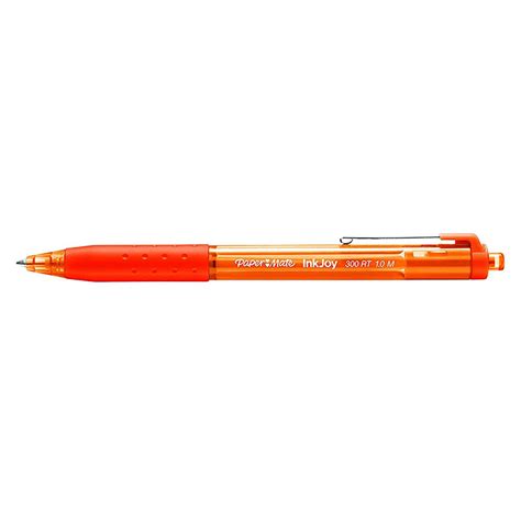 Paper Mate Inkjoy Orange Ballpoint Pen 300 Rt Retractable Medium Point