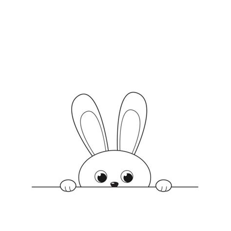 Peeking Bunnies Illustrations, Royalty-Free Vector Graphics & Clip Art