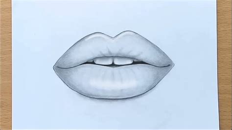 See how to draw a realistic face: How to draw Lips by pencil step by step - MyHobbyClass.com
