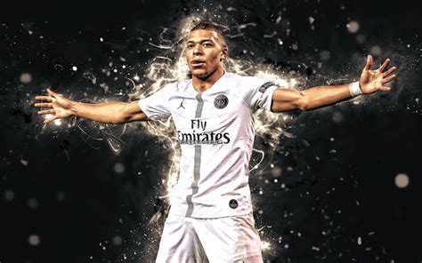 If you want to download kylian mbappe high quality wallpapers for your desktop, please download this. Download wallpapers 4k, Kylian Mbappe, white unifor, PSG ...