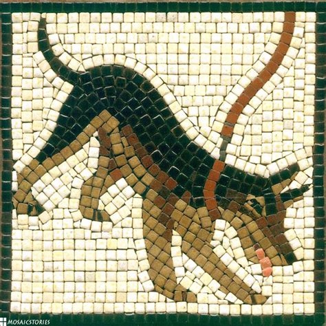 Roman Inspiration Dog Mosaics Cave Canem Diy Craft Kit