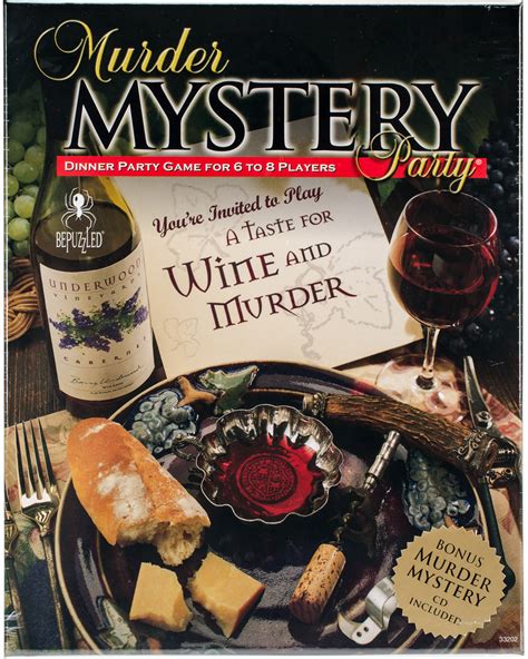 Wholesale Murder Mystery Party Game A Taste For Wine Murder
