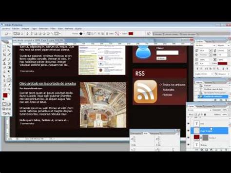 ¿sale rentable un diseño de páginas web gratis? Diseño de una web desde cero con Photoshop - YouTube