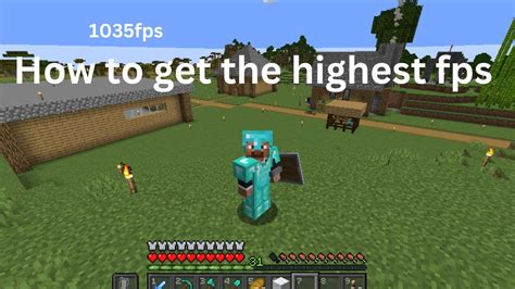 How To Get The Highest Fps In Minecraft Youtube