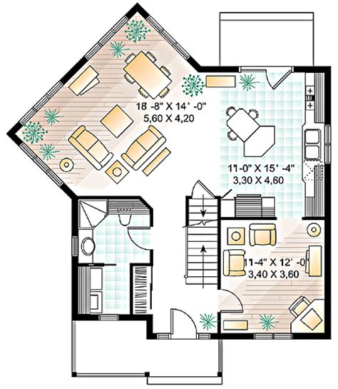 Four Square House Plan With A Twist 21100dr Architectural Designs