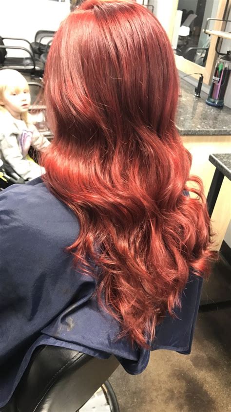 Pravana Red 7rbv 4m 5rr Curls On A Red Head Long Hair Styles Pravana Red Hair