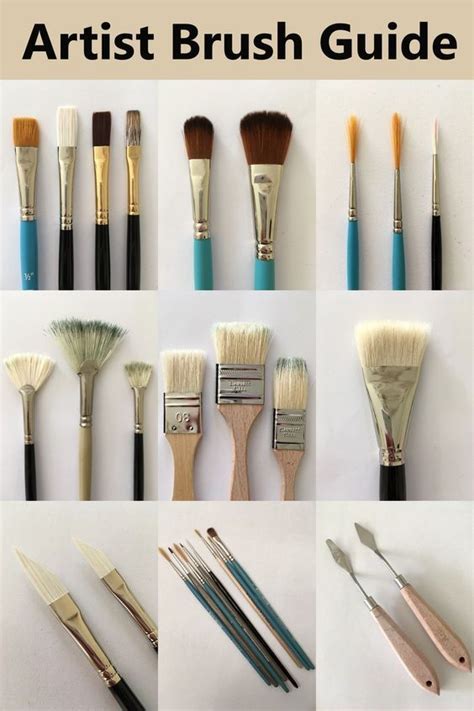 What Are The Types And Brands For Paintbrushes For Oil Paints Painting