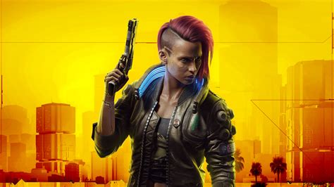 Free Cyberpunk 2077 Game Yellow Background