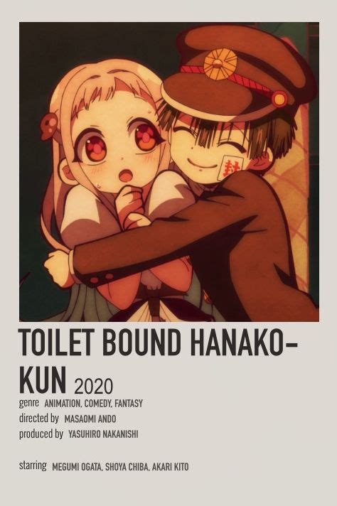 Toilet Bound Hanako Kun Minimalist Anime Series Poster Anime